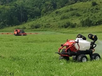 0920nttcom1 326x245 - NTTコム、北海道でドローンとAIで牧草地の雑草をピンポイント除草する実証実験