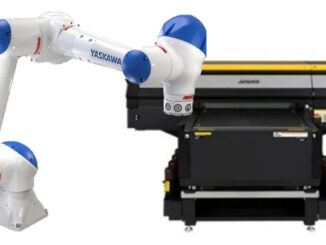 1212mimaki 326x245 - ミマキエンジニアリング、アームロボ活用したグッズ・工業製品プリント自動化システム