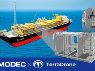 1219terradrone 326x245 - テラドローン、三井海洋開発とブラジルでドローン使ったFPSOの船体板厚計測を実施