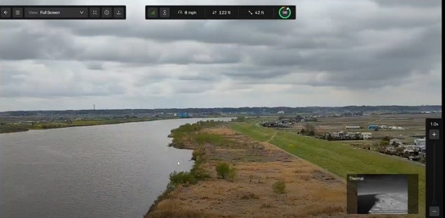 0515nttcom2 - NTTコム、米スカイディオのドローン「Skydio X10」の河川巡視性能など検証