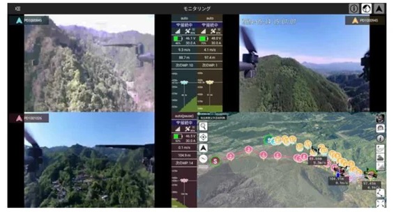 0628kddi2 - KDDIとJAL、遠隔操縦者1名がドローン3機を同時運航する実証実験に成功