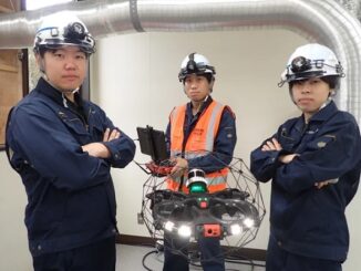 東日本テクノサーベイは球体ドローン導入で点検時間を大幅削減