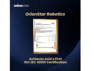 オリオンスターロボティクス、人工知能管理システム認証を取得
