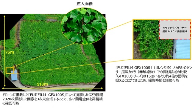 1016fujifilm2 - 富士フイルム、1億200万画素デジカメと長時間飛行ドローンの遠隔撮影技術を検証