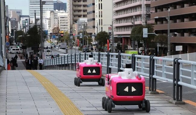 新たに導入するAvride（アブライド）のロボットの稼働の様子