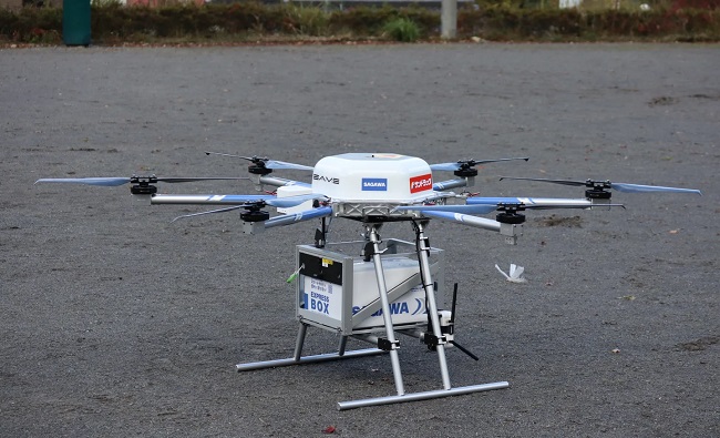佐川急便など4者ドローン物流実装プロジェクトで最終公開実証実験を実施 0407sagawa2 - 佐川急便など4者ドローン物流実装プロジェクトで最終公開実証実験を実施