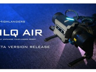 小型軽量の四足歩行ロボット「HLQ Air（エイチエルキューエアー）」