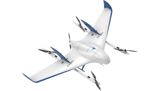 VTOL型ドローン「エアロボウイング（AS-VT02K）」