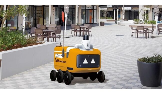 0620mitsui 実証実験で使用する米アヴライドの自動配送ロボット