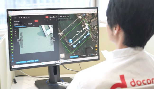 0627nttcom4 - NTTコム、ドローンポートとスターリンク活用しレベル3.5飛行ドローンの遠隔点検に成功