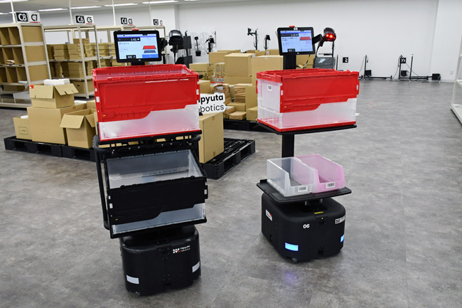 ラピュタロボティクス、重量検品機能搭載の新モデル、花王が65台を導入 0718rapyuta2 - ラピュタロボティクス、重量検品機能搭載の新モデル、花王が65台を導入