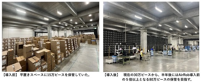 0807plusautomation2 - プラスオートメーション、ユナイテッドアローズがマザー物流センターに「AirRob」導入