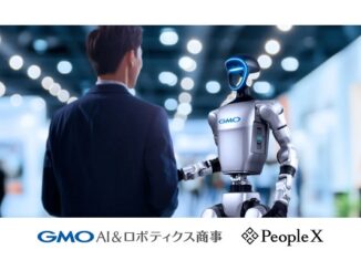 0902gmoair GMO AIR、PeopleXとヒューマノイドロボ「G1」にAI対話機能を搭載し派遣サービス開始