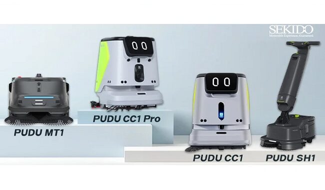 0903sekido セキド、プードゥーの清掃ロボット最新モデル4機種の実演・商談会を開催