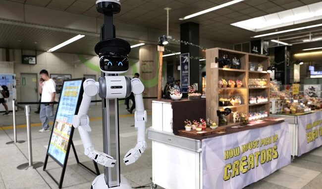 ユーゴー、JR日暮里駅イベントスペースでAI警備ロボット「ugo Pro」の実証実験