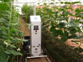 0912agrist 群馬県農業技術センターがレンタル導入した「キュウリ収穫ロボット」