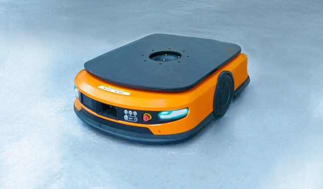 MujinAGVの「800kg可搬セーフティーモデル」