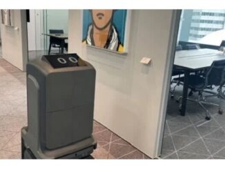 1024robopath1 GMOインターネットグループ本社で稼働するサービスロボット「UP(アップ)」