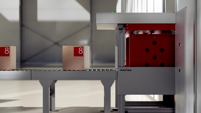 ケース単位での入荷処理を自動化し、バラへの容器変換を行わずにピースピッキングが可能な「AutoCase（オートケース）」