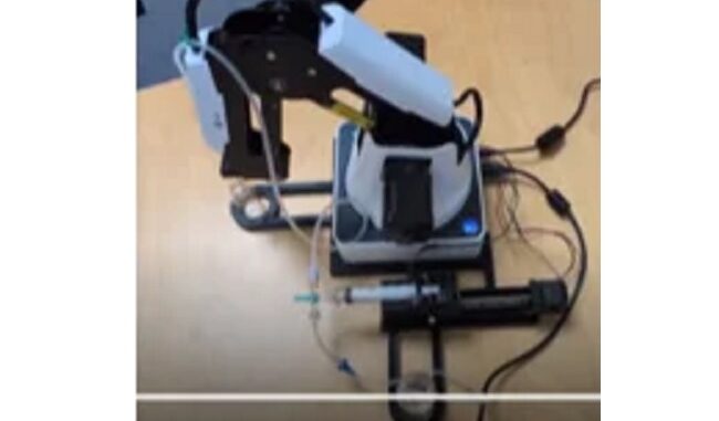 「Dobot Magician」を活用した簡易自動分注システムパッケージのイメージ