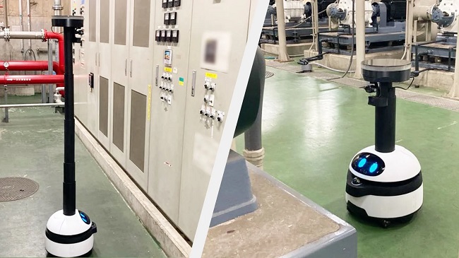 成田空港内の設備点検を行う「ugo mini」