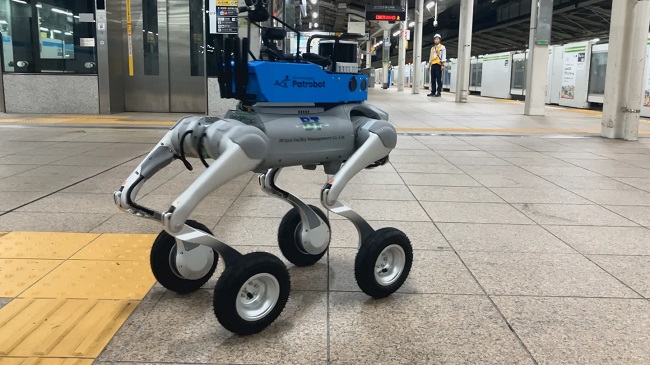 実証で使用する四足歩行ロボット