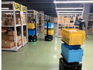 国分北海道の札幌ロジスティクスセンターで稼働する「ラピュタPA-AMR」