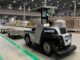 「eve auto ReFine（イブオートリファイン）」で使用する自立型自動搬送車「eve auto FG-01」