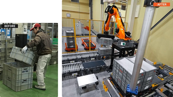 0303mujin2 - ムジン、日本運輸の完成車メーカー向け部品供給倉庫を構築 ロボットで自動化