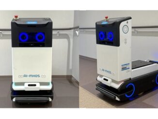 自律搬送ロボット「AI-MHOS（アイモス）」