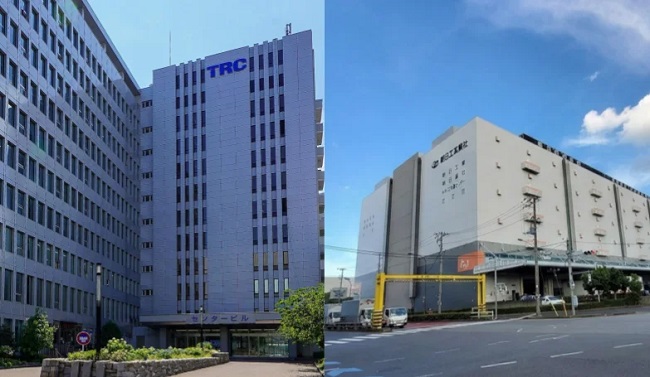 （左から）本社オフィス（東京流通センターセンタービル）、「Industrial Lab 」（安田倉庫平和島営業所）