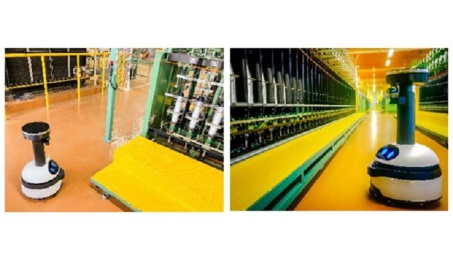 津事業所内を巡回する「ugo mini（ユーゴーミニ）」