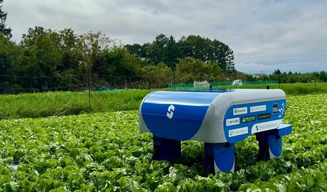 AI搭載自律稼働農業ロボット「シンロボ」