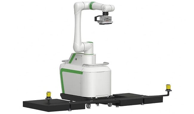 月額サービスで提供する移動式協働ロボット