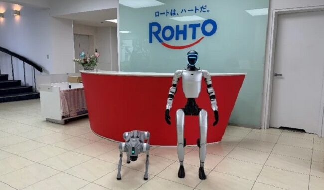 ロート製薬、フィジカルAI活用のヒューマノイドロボ開発PJ始動 上野テクノセンターで実証