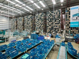 デカトロンが導入した仏エグゾテックの倉庫自動化プログラム「Skyfleet（スカイフリート）」