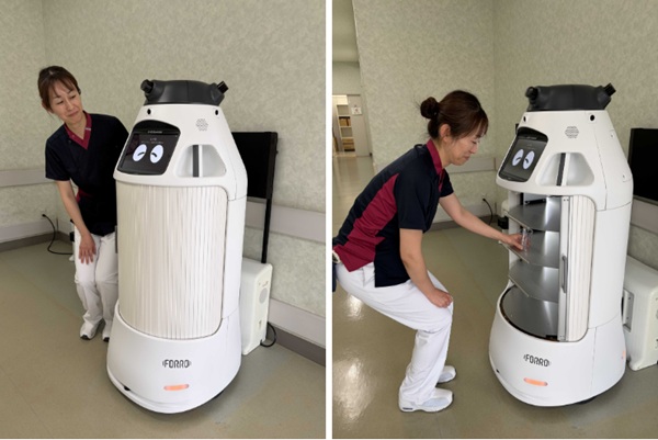 0423kawasaki2 - 日本医科大千葉北総病院、配送ロボット「FORRO」運用開始 検体搬送を自動化