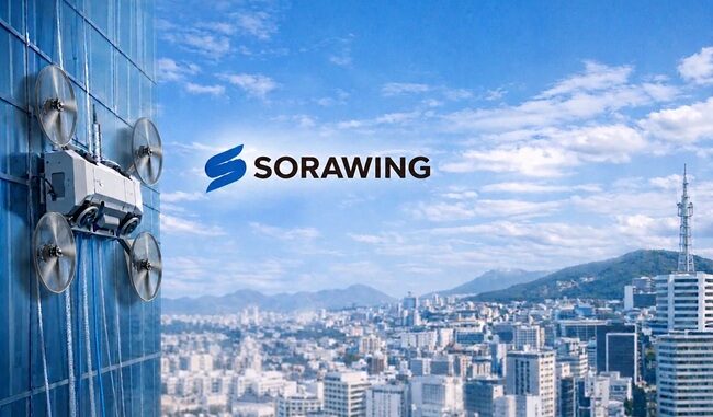 高所窓清掃ロボット「SoraWing（ソラウィング）」（イメージ）