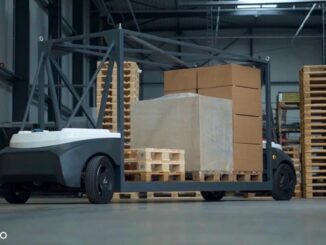 エコロの屋外環境での積み込み、搬送、荷下ろしを一体で自動化する物流システム