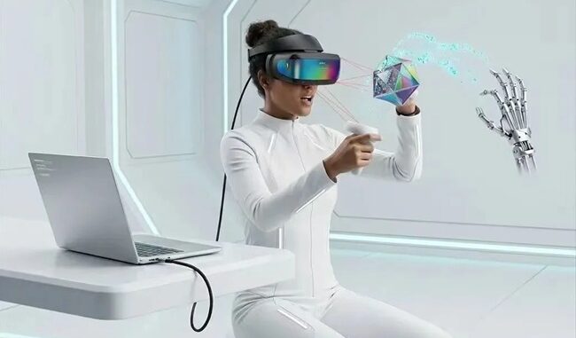 ロボット遠隔操作・トレーニング向けPCVRソリューション「RoboPilot（ロボパイロット）」（イメージ）