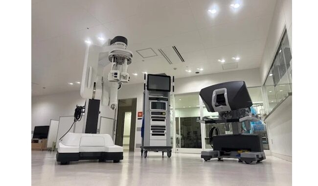 大阪国際がんセンターが導入した手術支援ロボット「ダビンチSP」