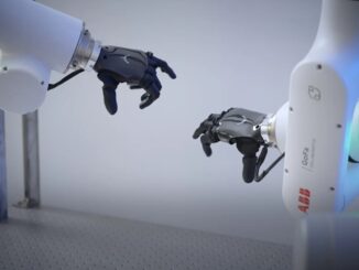 サイオニックの「Ability Hand」とABBの「GoFa」を組み合わせたシステム