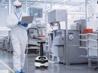 「ISOクラス4」のクリーンルームで運用に適した水準であることを確認した点検ロボット「ugo mini（ユーゴー・ミニ）」
