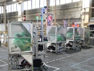 JR東海大井車両基地で自動運搬を担う「サウザーCOALA（コアラ）」