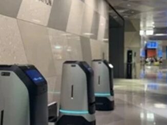 東京ミッドタウン八重洲B1階に設置されるデリバリーロボット