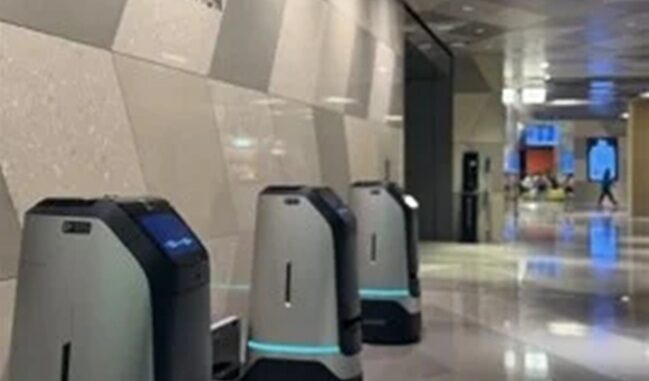 東京ミッドタウン八重洲B1階に設置されるデリバリーロボット
