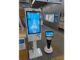 AIアバター「AICO」を搭載したキヨスク端末（左）と受付・案内ロボット「Lanky Mini」