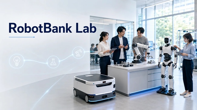 企業のロボット活用を支援する「RobotBank Lab」