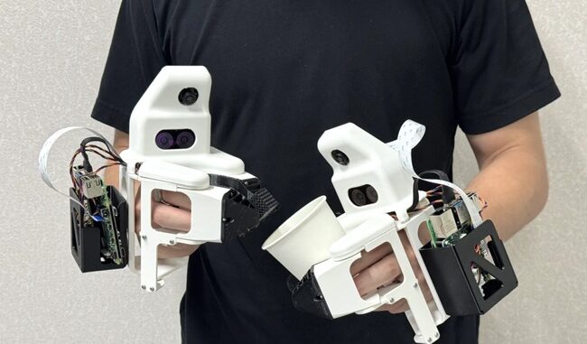 携帯型のUMI機器で計測してロボット学習用データに加工する