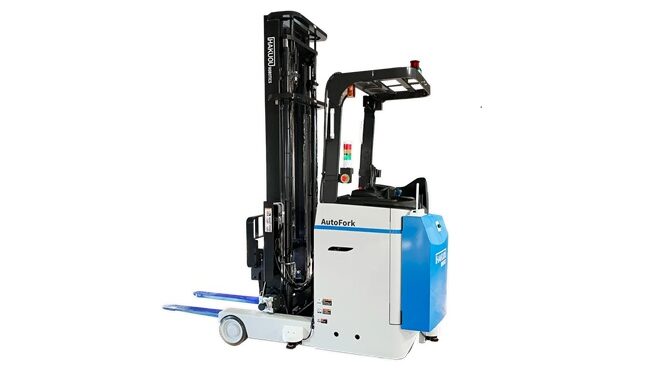 リーチ型自動フォークリフト「AutoForkリーチ」